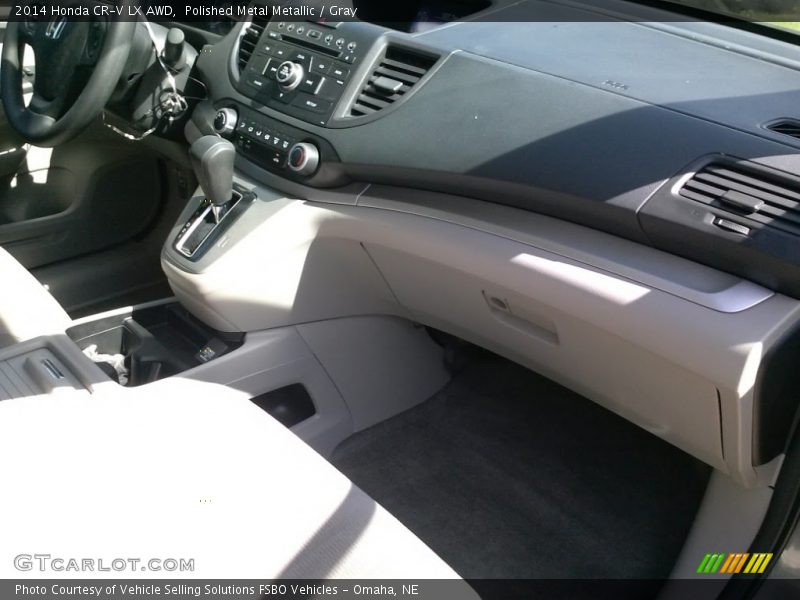 Polished Metal Metallic / Gray 2014 Honda CR-V LX AWD