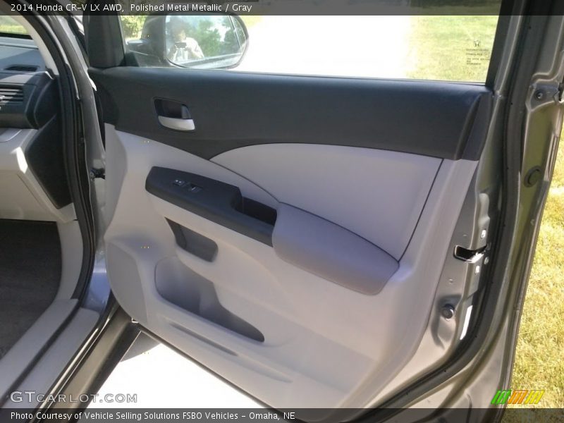 Polished Metal Metallic / Gray 2014 Honda CR-V LX AWD