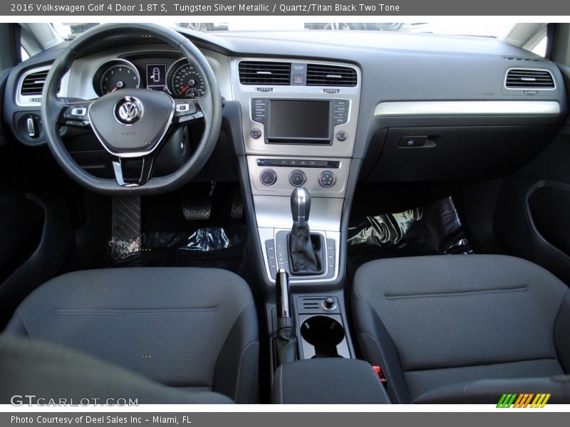  2016 Golf 4 Door 1.8T S Quartz/Titan Black Two Tone Interior