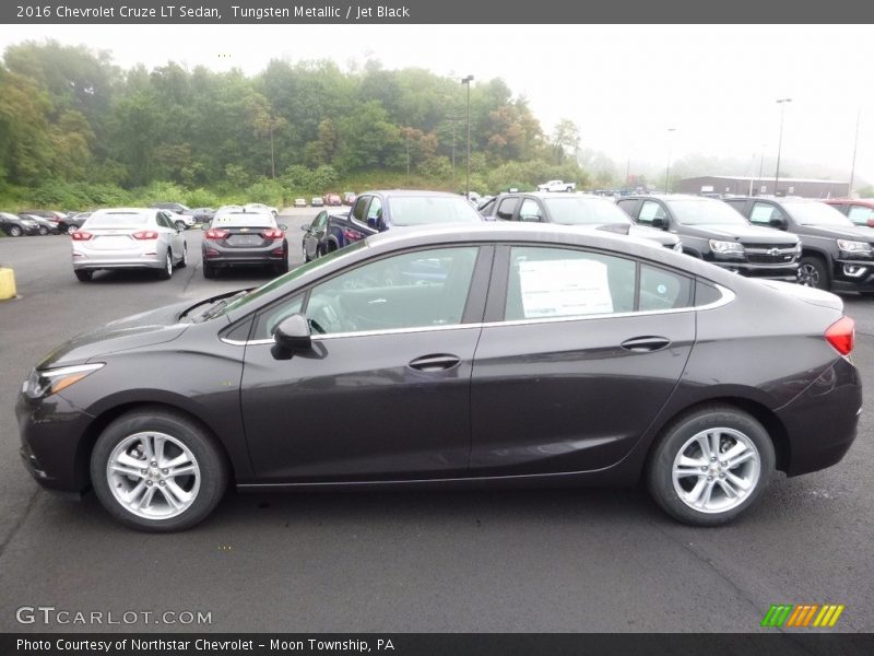 Tungsten Metallic / Jet Black 2016 Chevrolet Cruze LT Sedan
