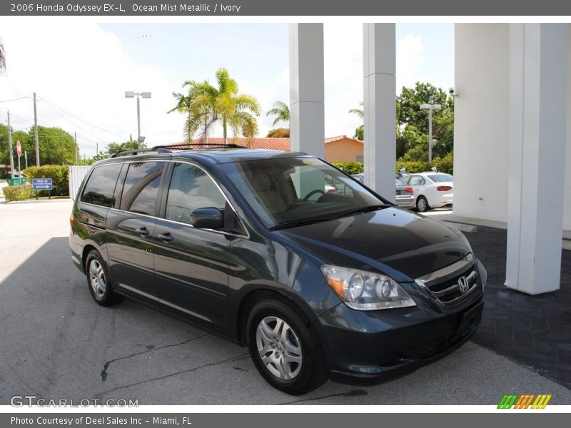 Ocean Mist Metallic / Ivory 2006 Honda Odyssey EX-L