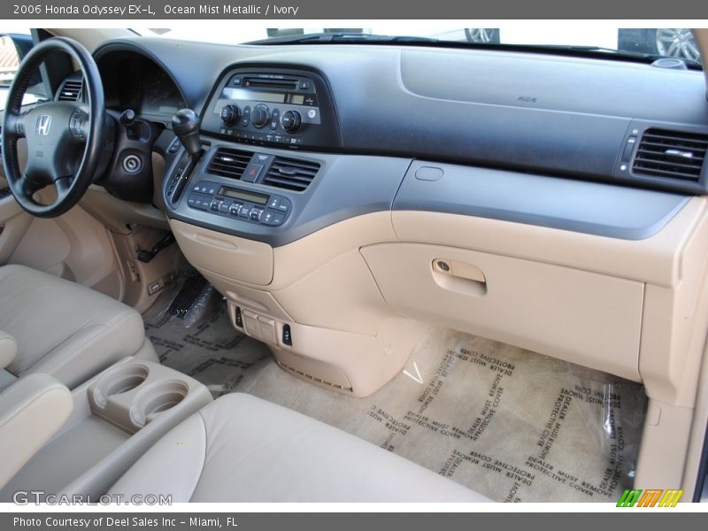 Ocean Mist Metallic / Ivory 2006 Honda Odyssey EX-L