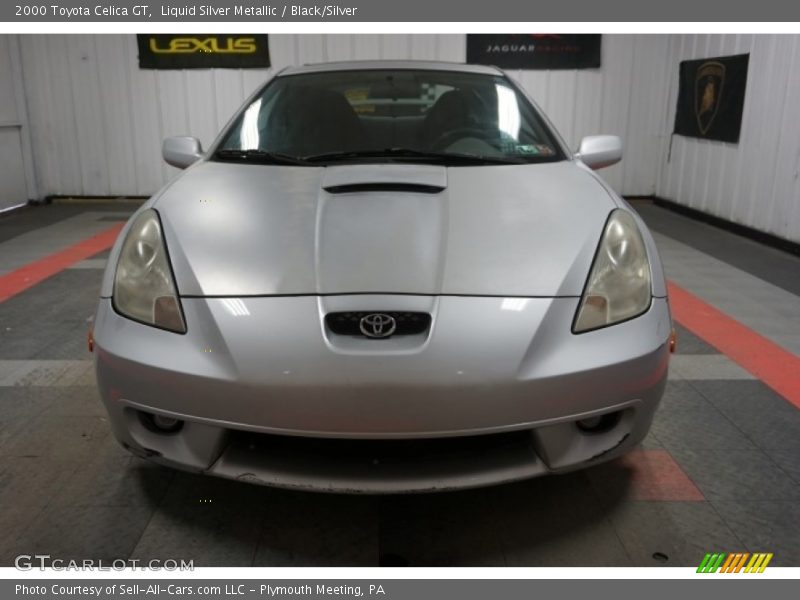 Liquid Silver Metallic / Black/Silver 2000 Toyota Celica GT