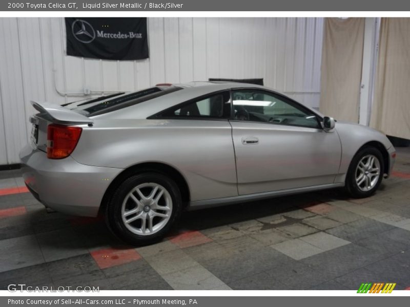 Liquid Silver Metallic / Black/Silver 2000 Toyota Celica GT