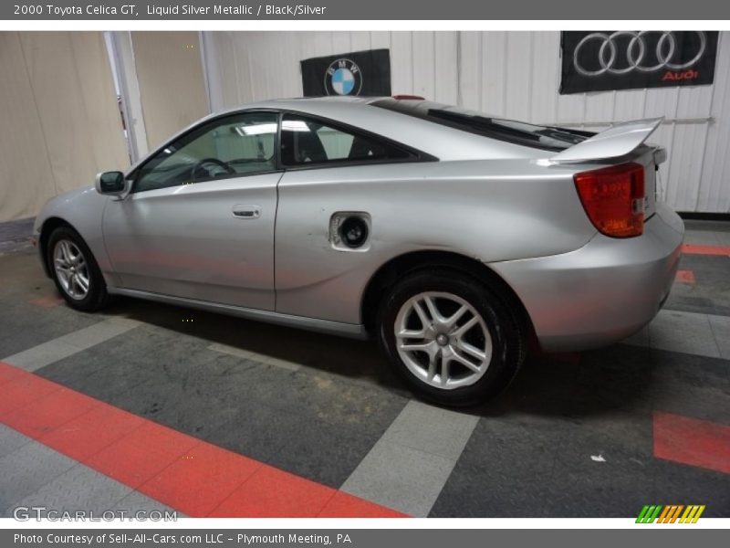 Liquid Silver Metallic / Black/Silver 2000 Toyota Celica GT