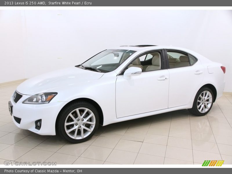 Starfire White Pearl / Ecru 2013 Lexus IS 250 AWD