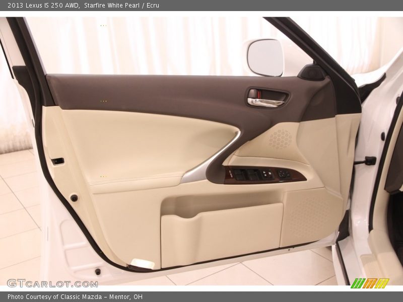 Starfire White Pearl / Ecru 2013 Lexus IS 250 AWD