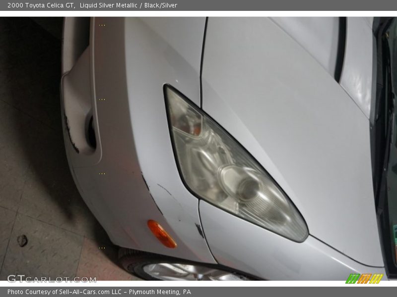 Liquid Silver Metallic / Black/Silver 2000 Toyota Celica GT