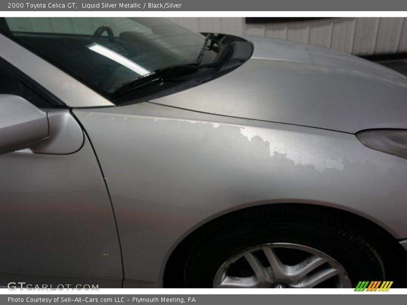 Liquid Silver Metallic / Black/Silver 2000 Toyota Celica GT