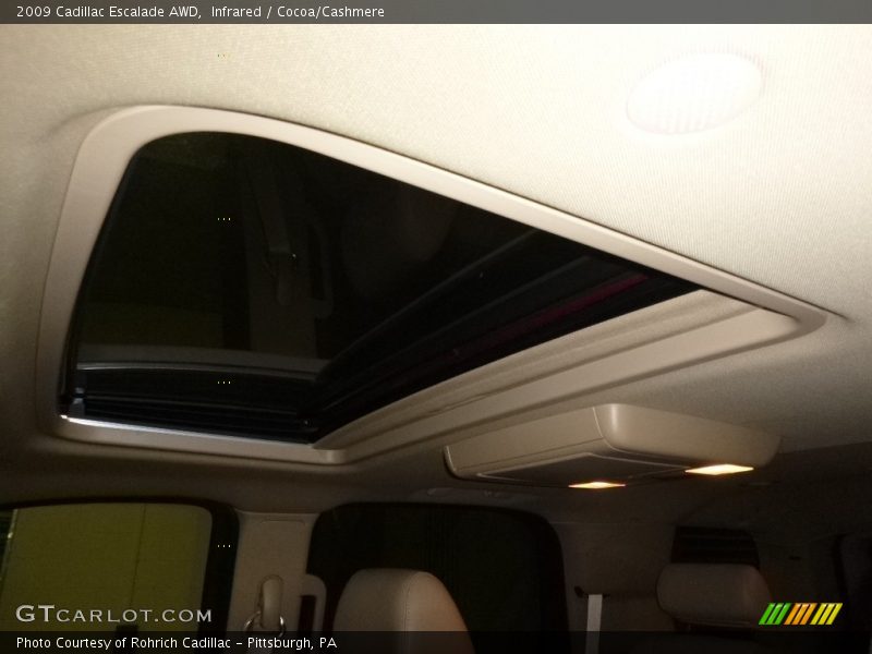 Infrared / Cocoa/Cashmere 2009 Cadillac Escalade AWD