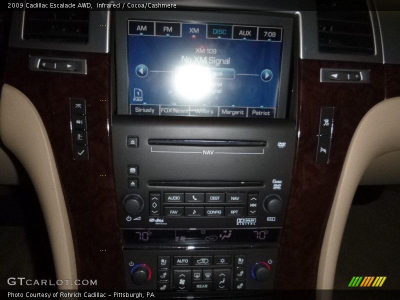 Infrared / Cocoa/Cashmere 2009 Cadillac Escalade AWD