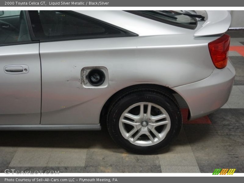 Liquid Silver Metallic / Black/Silver 2000 Toyota Celica GT