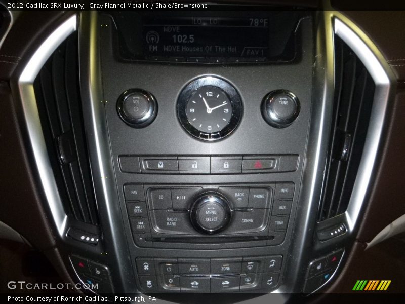 Gray Flannel Metallic / Shale/Brownstone 2012 Cadillac SRX Luxury