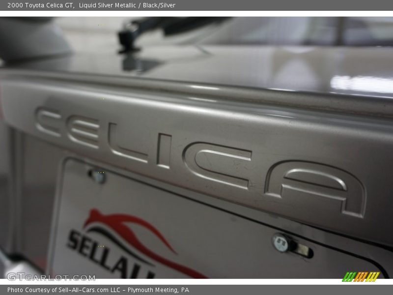 Liquid Silver Metallic / Black/Silver 2000 Toyota Celica GT