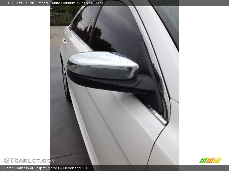 White Platinum / Charcoal Black 2014 Ford Taurus Limited