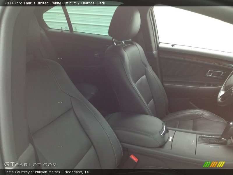 White Platinum / Charcoal Black 2014 Ford Taurus Limited