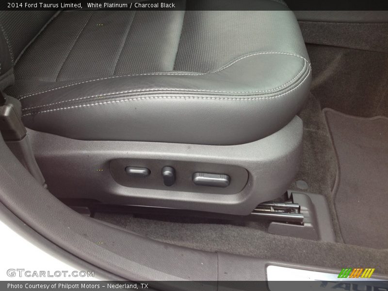 White Platinum / Charcoal Black 2014 Ford Taurus Limited