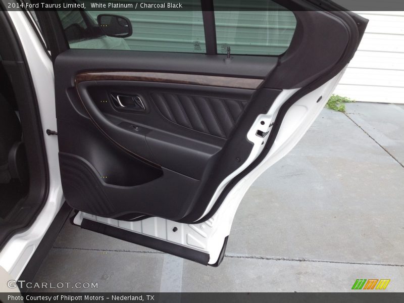 White Platinum / Charcoal Black 2014 Ford Taurus Limited