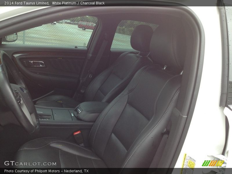 White Platinum / Charcoal Black 2014 Ford Taurus Limited