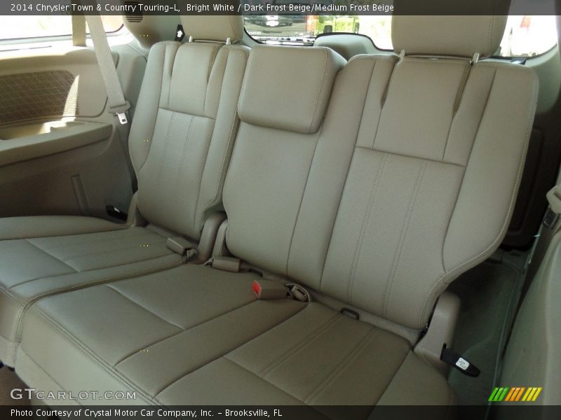 Bright White / Dark Frost Beige/Medium Frost Beige 2014 Chrysler Town & Country Touring-L