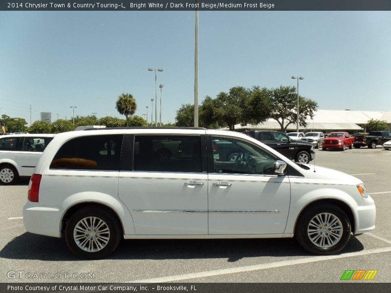 Bright White / Dark Frost Beige/Medium Frost Beige 2014 Chrysler Town & Country Touring-L