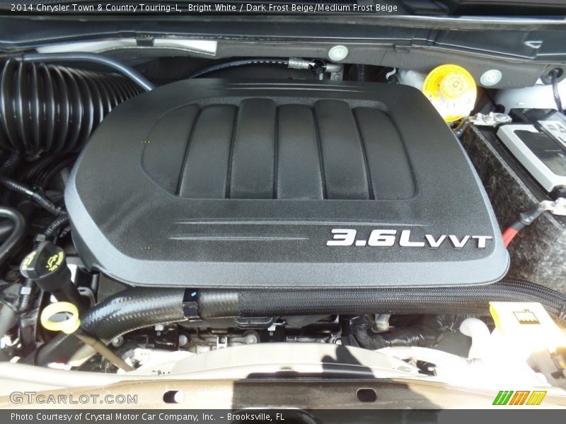Bright White / Dark Frost Beige/Medium Frost Beige 2014 Chrysler Town & Country Touring-L