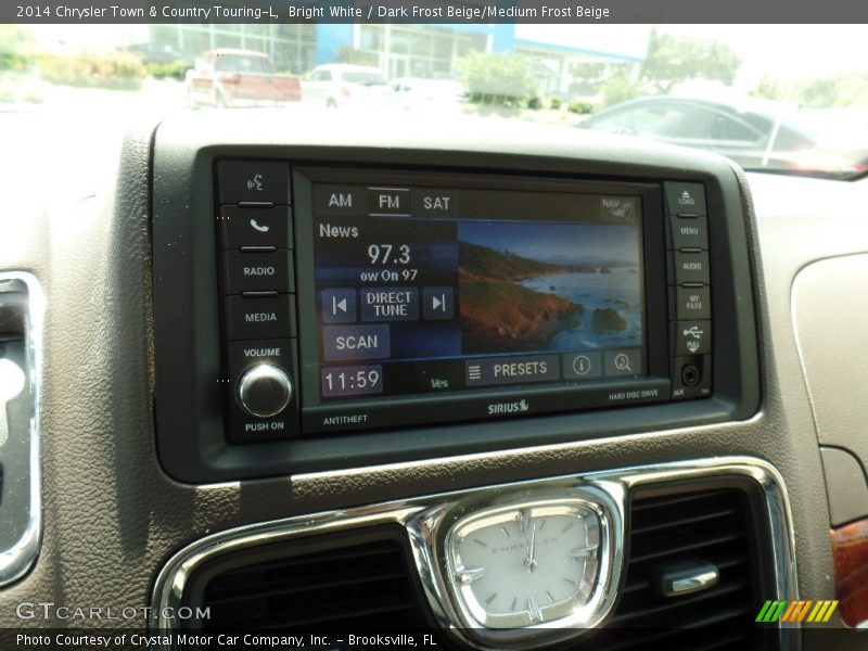 Bright White / Dark Frost Beige/Medium Frost Beige 2014 Chrysler Town & Country Touring-L