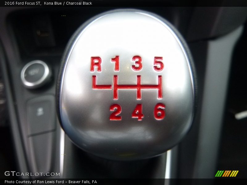 Kona Blue / Charcoal Black 2016 Ford Focus ST