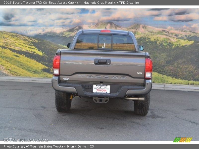 Magnetic Gray Metallic / TRD Graphite 2016 Toyota Tacoma TRD Off-Road Access Cab 4x4