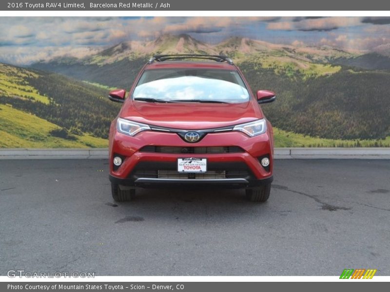 Barcelona Red Metallic / Ash 2016 Toyota RAV4 Limited