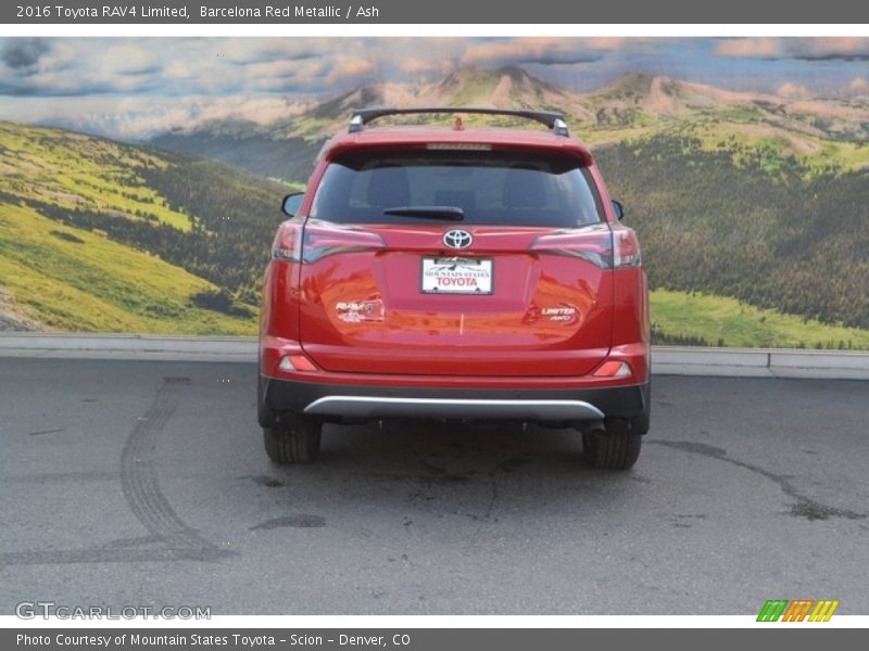 Barcelona Red Metallic / Ash 2016 Toyota RAV4 Limited