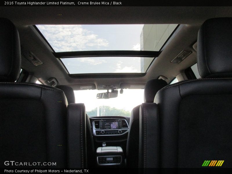 Creme Brulee Mica / Black 2016 Toyota Highlander Limited Platinum
