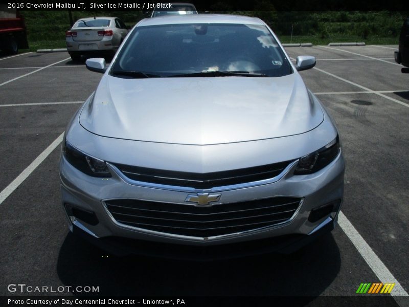 Silver Ice Metallic / Jet Black 2016 Chevrolet Malibu LT