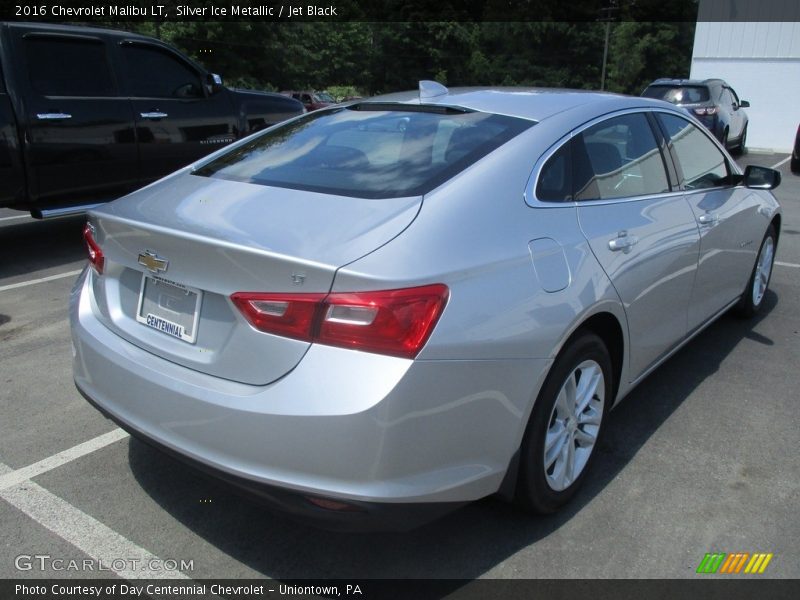 Silver Ice Metallic / Jet Black 2016 Chevrolet Malibu LT