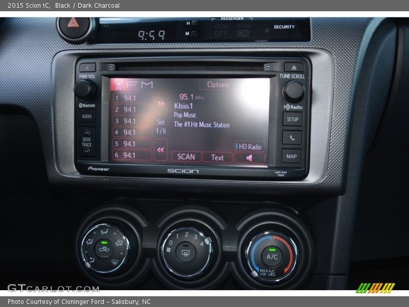 Black / Dark Charcoal 2015 Scion tC