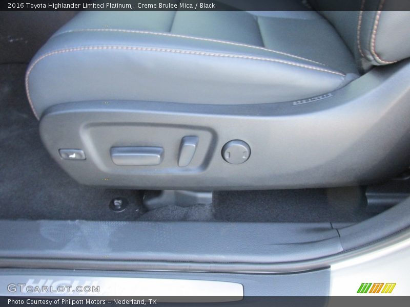 Creme Brulee Mica / Black 2016 Toyota Highlander Limited Platinum