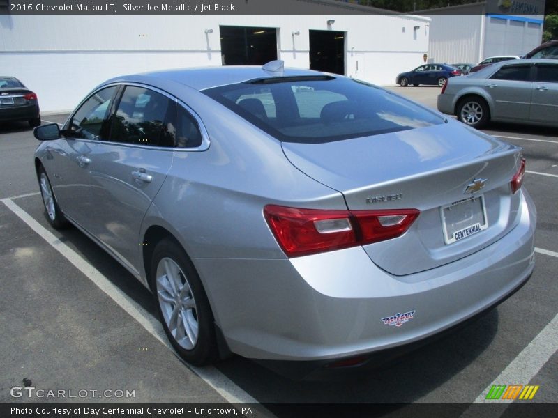 Silver Ice Metallic / Jet Black 2016 Chevrolet Malibu LT
