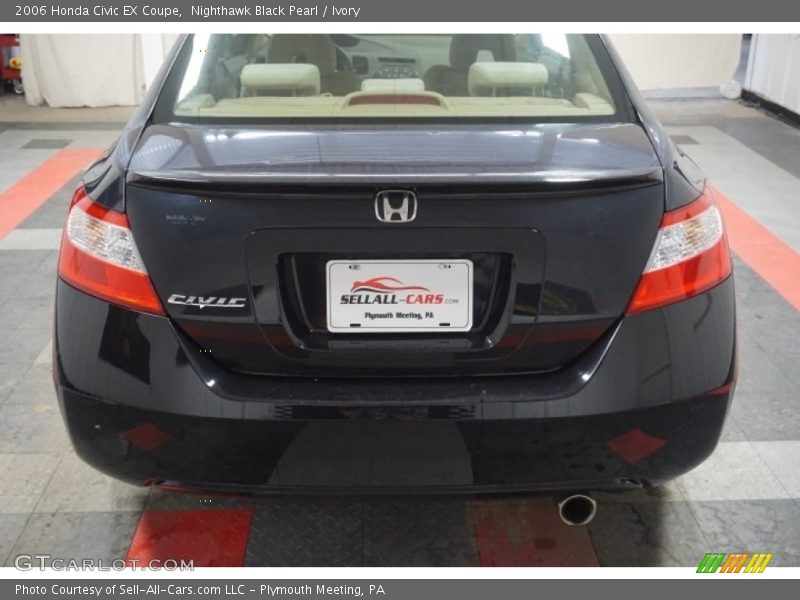 Nighthawk Black Pearl / Ivory 2006 Honda Civic EX Coupe