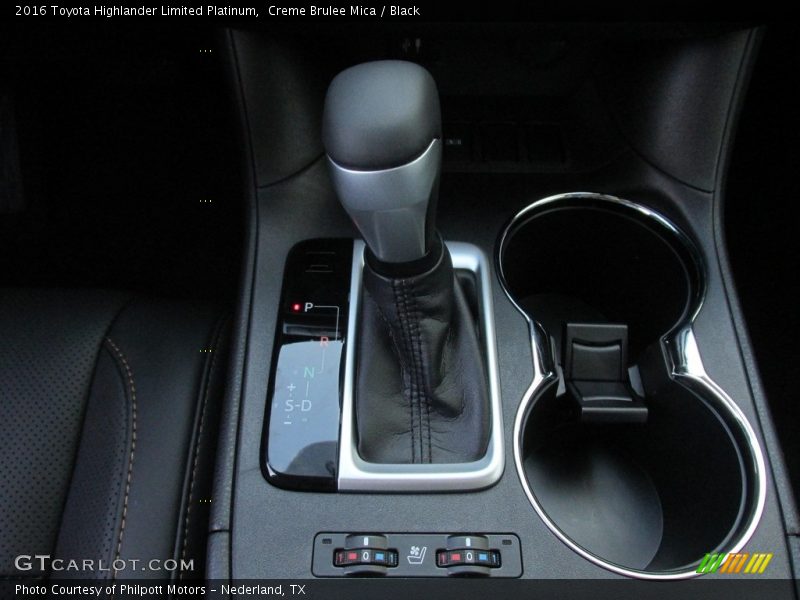 Creme Brulee Mica / Black 2016 Toyota Highlander Limited Platinum