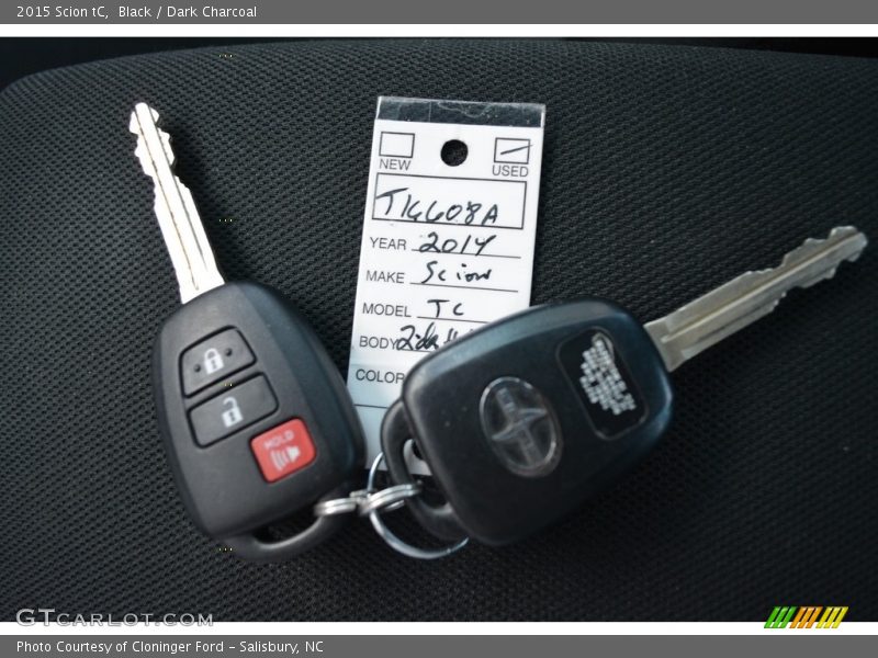 Black / Dark Charcoal 2015 Scion tC
