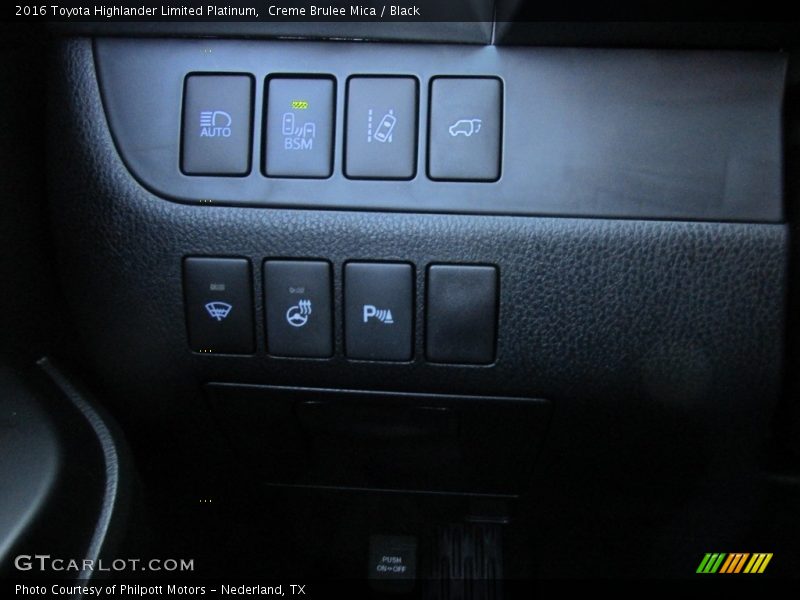 Creme Brulee Mica / Black 2016 Toyota Highlander Limited Platinum