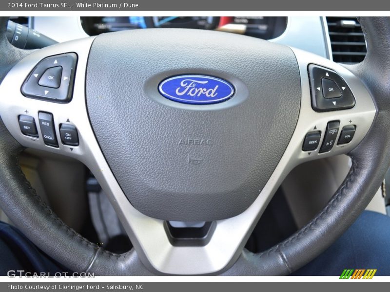 White Platinum / Dune 2014 Ford Taurus SEL
