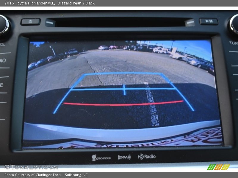 Blizzard Pearl / Black 2016 Toyota Highlander XLE