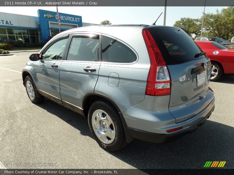 Alabaster Silver Metallic / Gray 2011 Honda CR-V LX