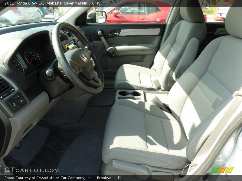 Alabaster Silver Metallic / Gray 2011 Honda CR-V LX