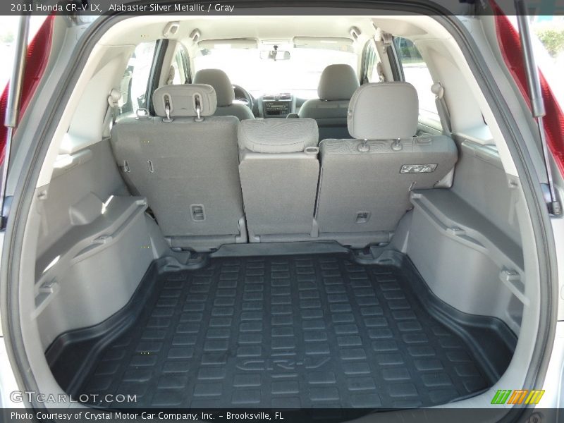 Alabaster Silver Metallic / Gray 2011 Honda CR-V LX