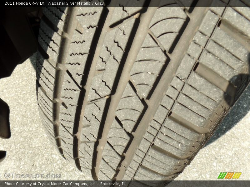 Alabaster Silver Metallic / Gray 2011 Honda CR-V LX
