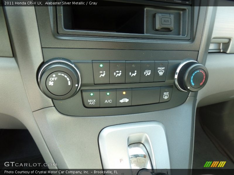 Alabaster Silver Metallic / Gray 2011 Honda CR-V LX