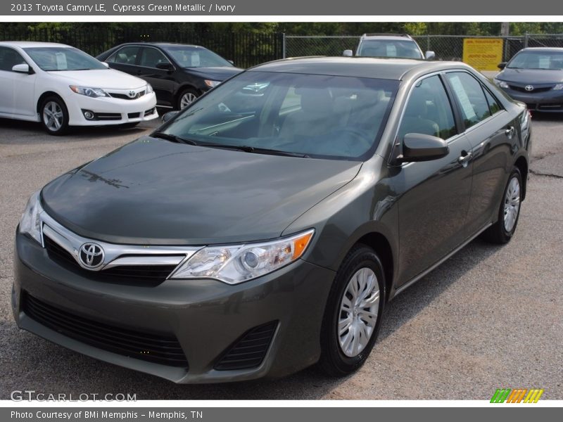 Cypress Green Metallic / Ivory 2013 Toyota Camry LE