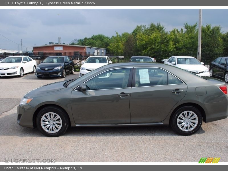 Cypress Green Metallic / Ivory 2013 Toyota Camry LE